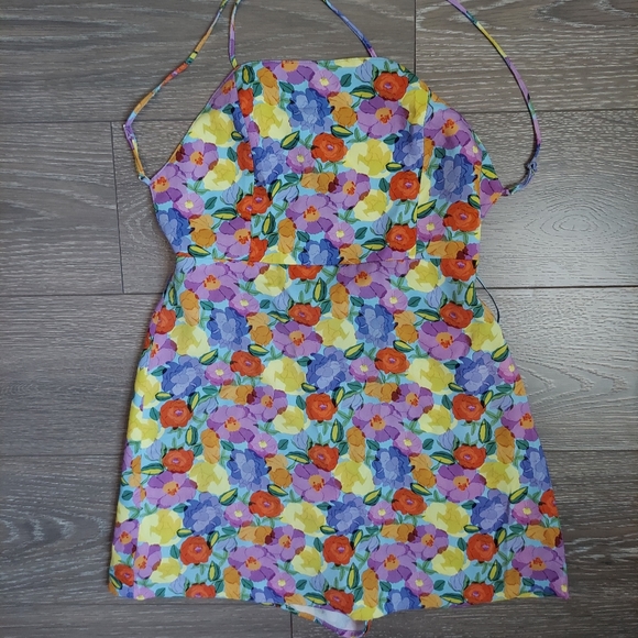 Zara Floral print dress size M - Picture 6 of 10